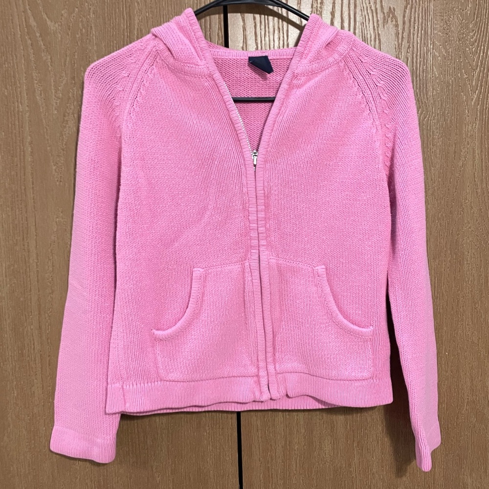Kids GAP Pink Knit Zipup Sweater
